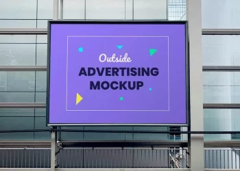 Free-Outdoor-Advertising-Panel-Mockup